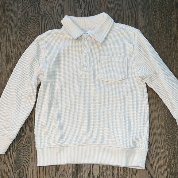 Old Navy 4T Waffle Knit Long Sleeve Shirt Bundle - Picture 3 of 3